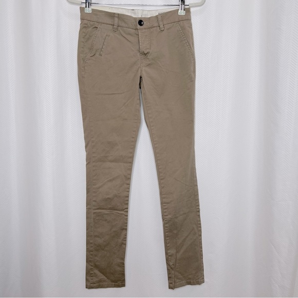 Allsaints Spitalfields tan slim leg pants - Picture 1 of 7